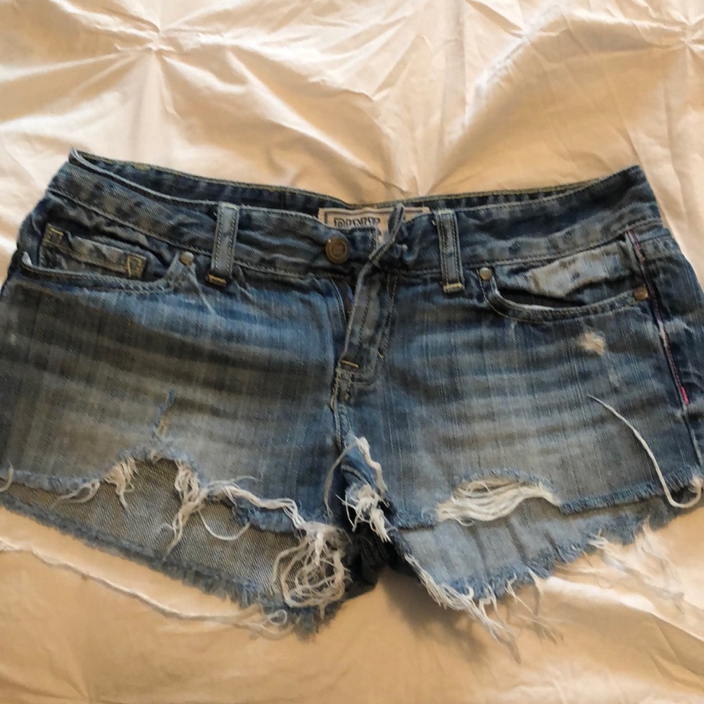 Victoria Secret PINK Distressed Denim Short